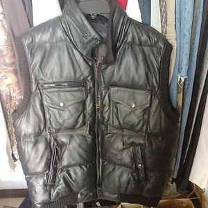 Pleather vest